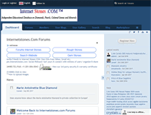 Tablet Screenshot of forums.internetstones.com
