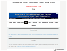 Tablet Screenshot of jewelry-blog.internetstones.com